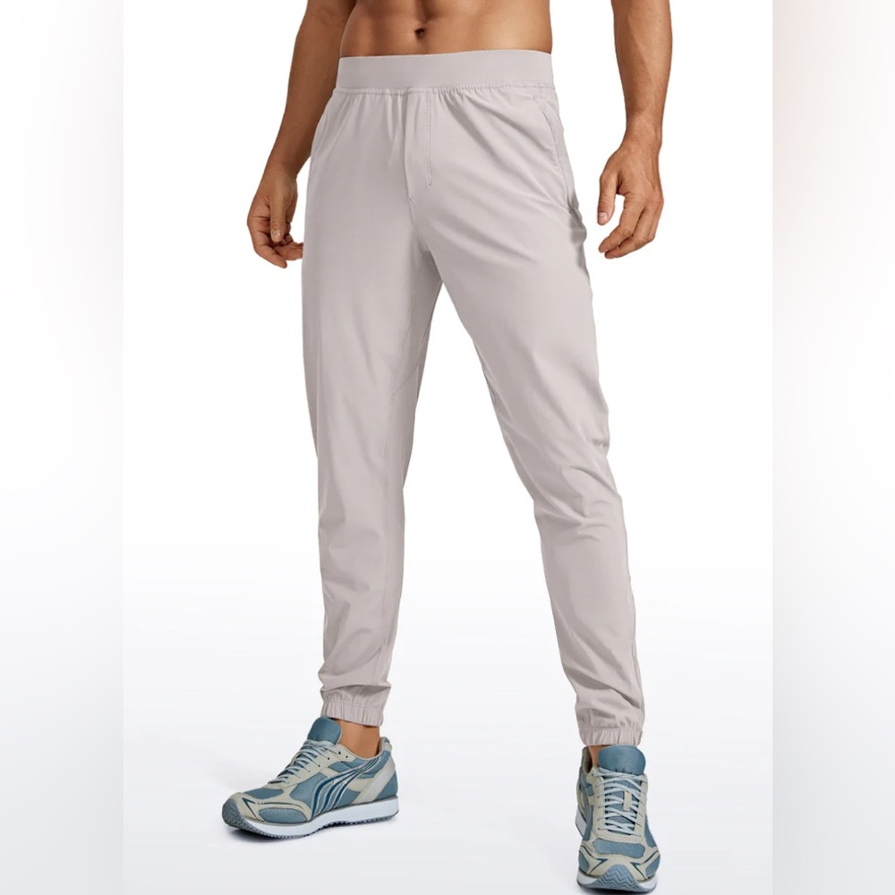 Lightweight Quick Dry Slim-Fit Joggers 29"-Zipper Pockets